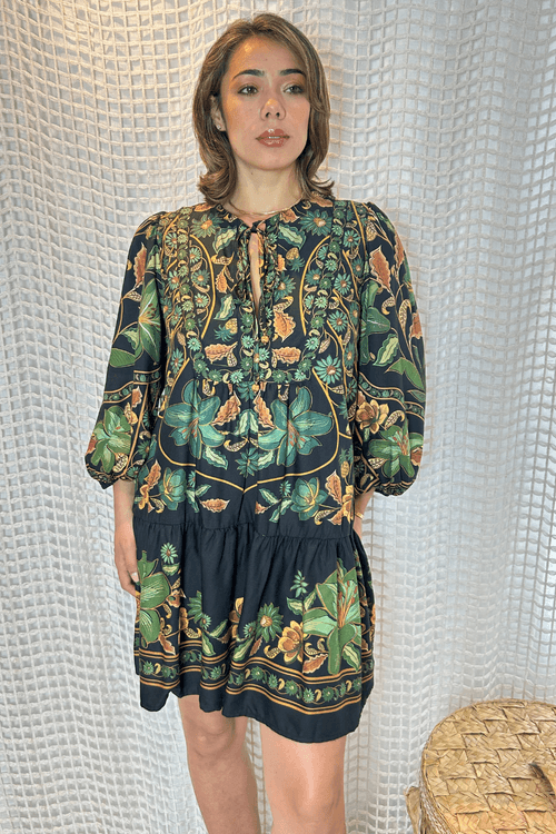Vestido Curto Estampado Marcelle Farm